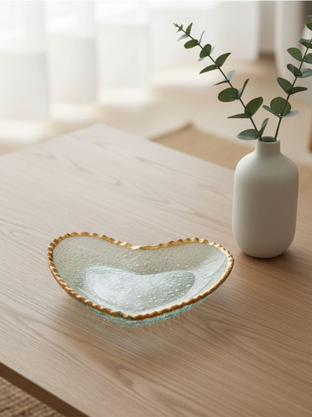 Sinsay - Tavă decorativă în formă de inimă - clear