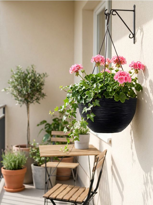 Sinsay - Ghiveci suspendat pentru grădină - negru