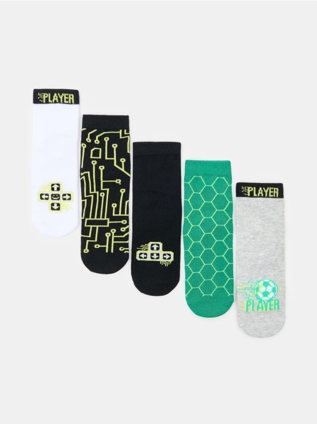 Sinsay - Set 5 perechi șosete cu bumbac - multicolor
