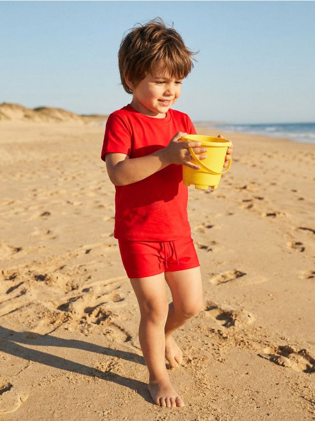 Sinsay - Șort de baie - roșu