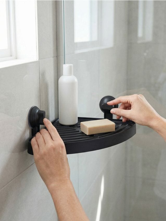 Sinsay - Raft de baie cu ventuze - negru