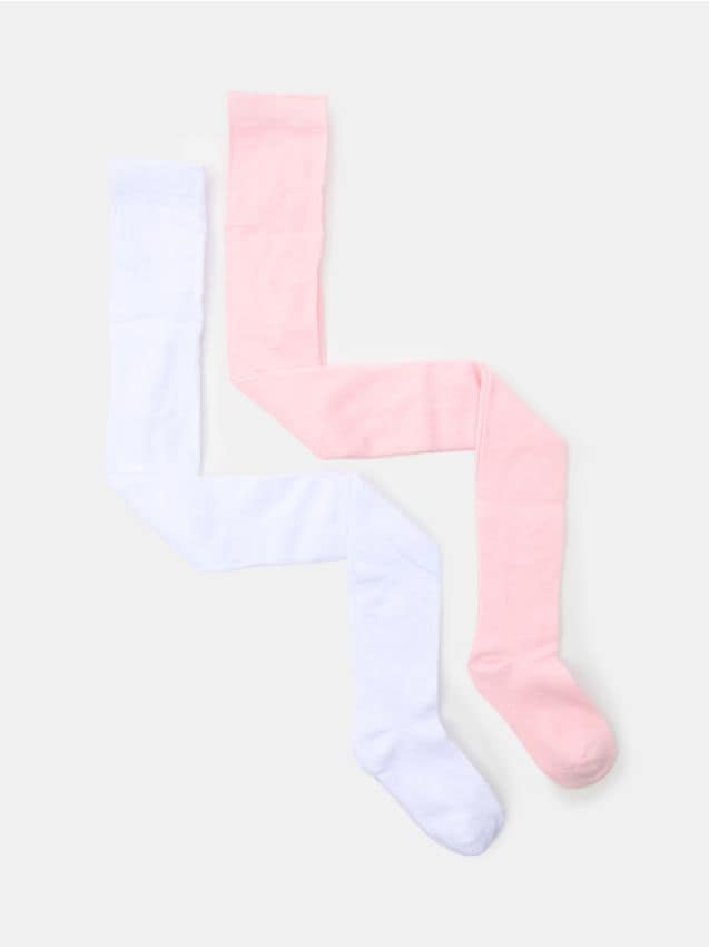 Sinsay - Colanți Din Bumbac 2 Bucăți - multicolor