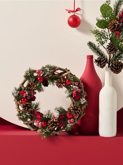 Dekorativní vánoční věnec