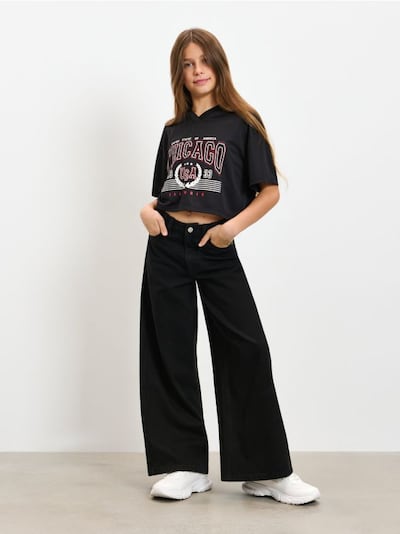 Džíny wide leg