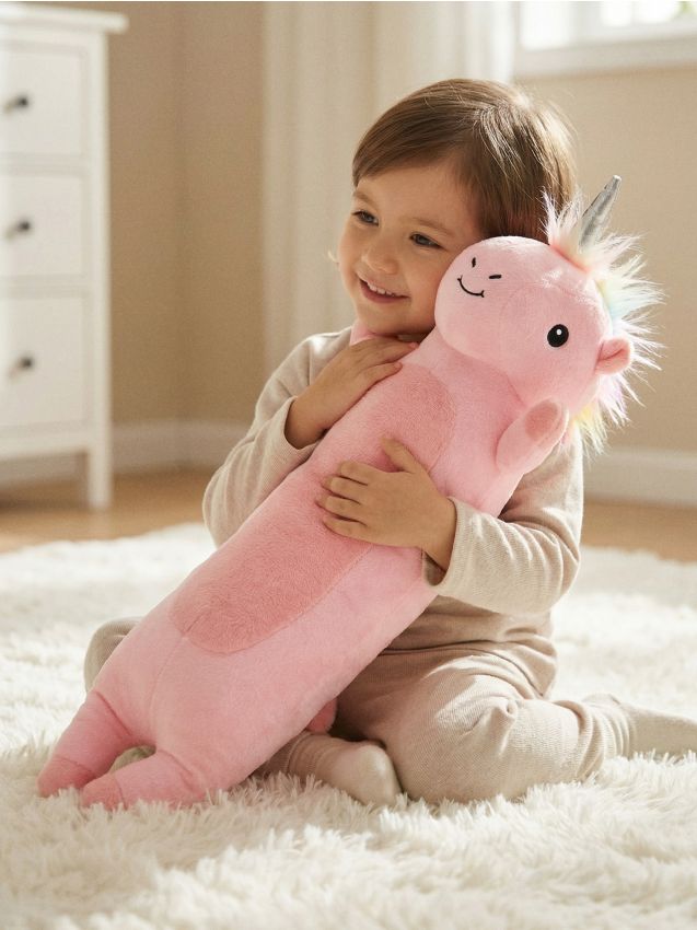 Sinsay - Unicorn de pluș lung - roz-pastel