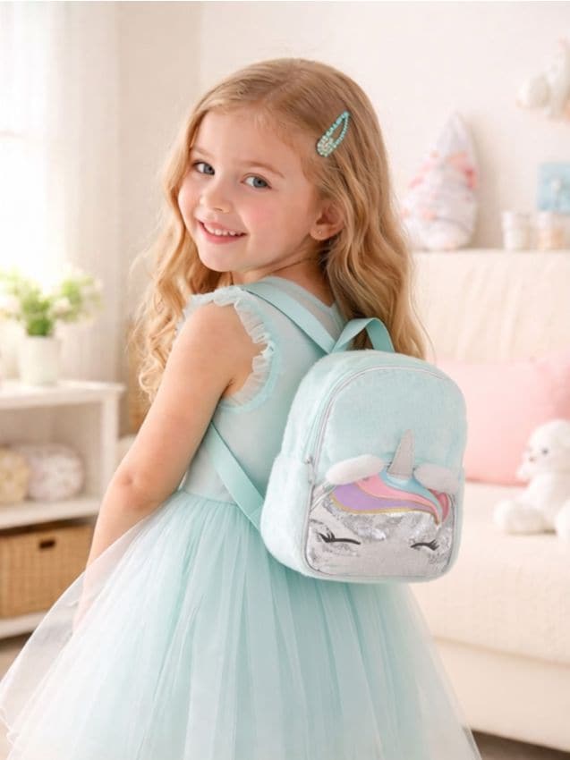 Sinsay - Rucsac cu motiv unicorn - turcoaz