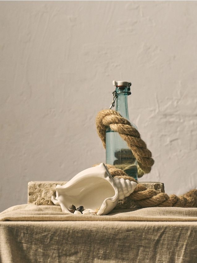 Sinsay - Bol decorativ în formă de scoică - alb