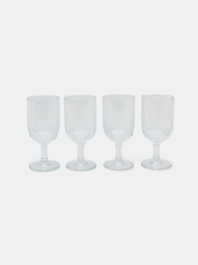 Sinsay - Set de pahare 4 pack - clear