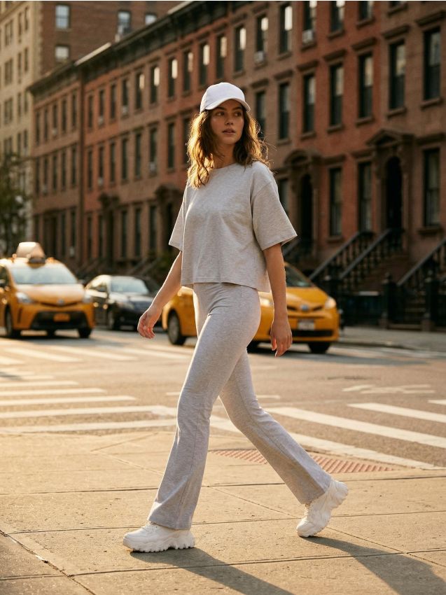 Sinsay - Tricou din bumbac cu mânecă scurtă - gri deschis