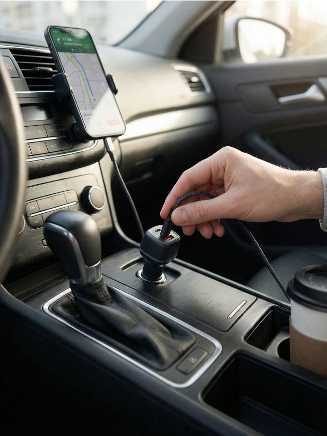 Sinsay - Încărcător auto - negru