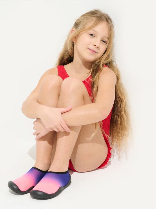 Sinsay - Pantofi de plajă cu model în gradient - roz-pastel