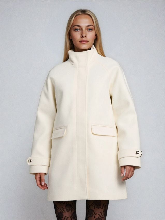 Sinsay - Mantou clasic - crem