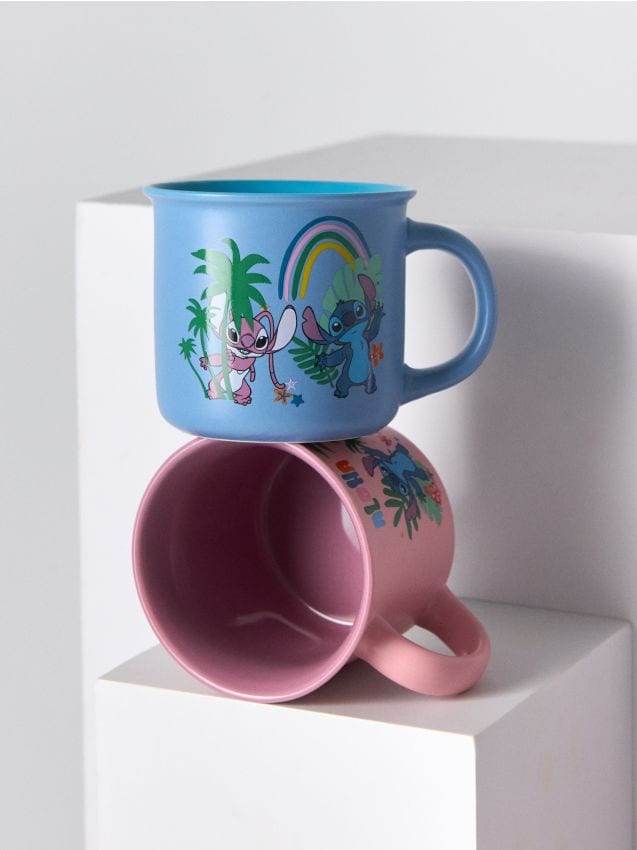 Sinsay - Cană ceramică Stitch - multicolor