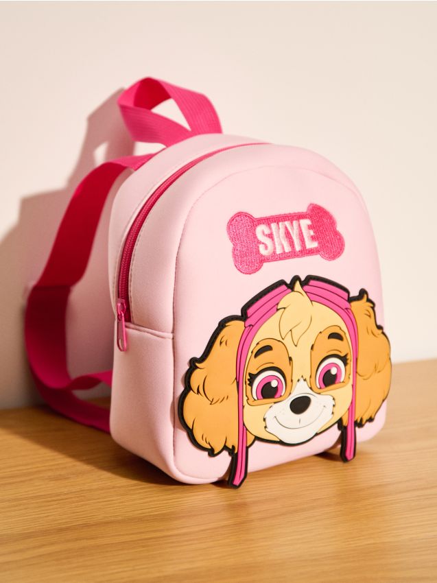 Sinsay - Rucsac mic cu aplicație 3D PAW Patrol - roz-pastel