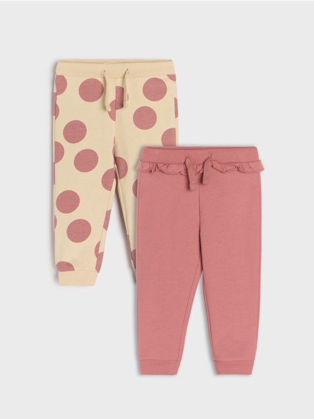 Sinsay - Nohavice 2 pack - béžová