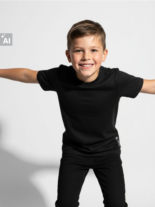 Sinsay - Tricou sportiv din material uscat rapid Active - negru