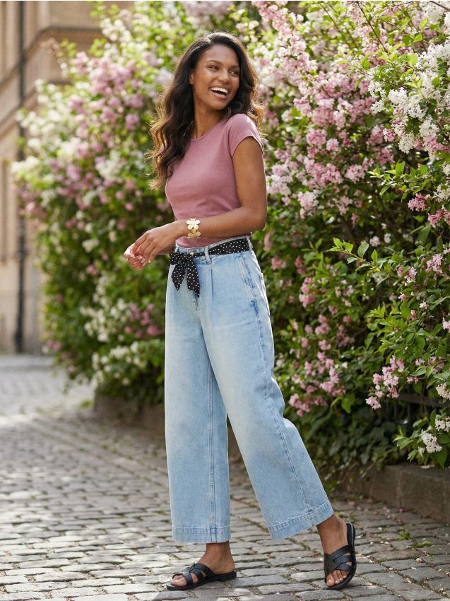 Sinsay - Tricou din bumbac basic - mov