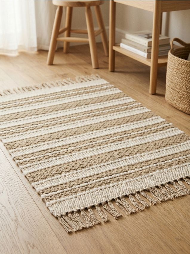 Sinsay - Tappeto con frange - beige