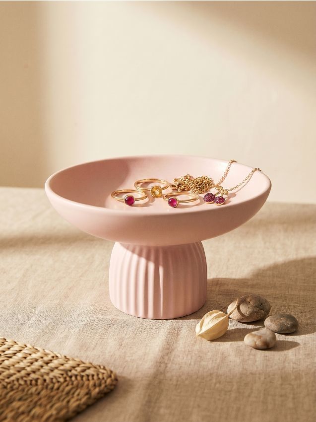 Sinsay - Tavă decorativă pe picior - roz