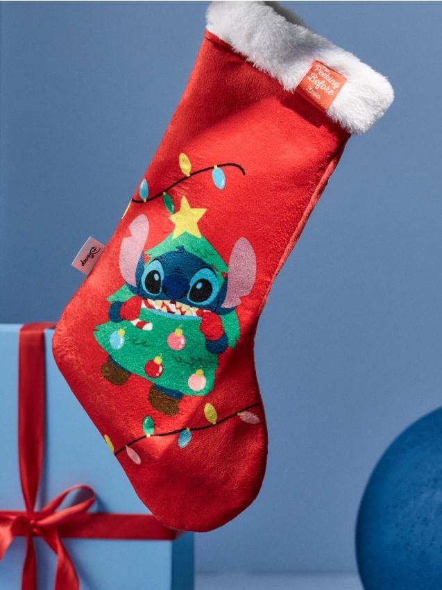 Sinsay - Božićna dekoracija u obliku čarape s LED svjetlima Stitch
