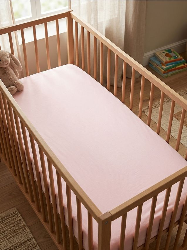 Sinsay - Cearceaf de pat pentru copii din catifea cu elastic - roz-pastel