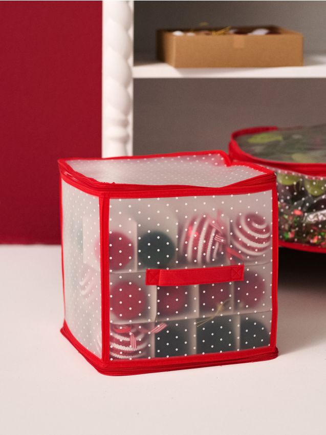 Sinsay - Krabica na ukladanie ozdôb s priehradkami - červená