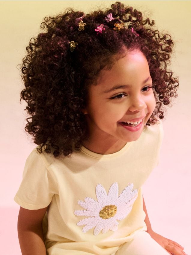 Sinsay - Agrafe de păr în formă de flori 10 pack - multicolor