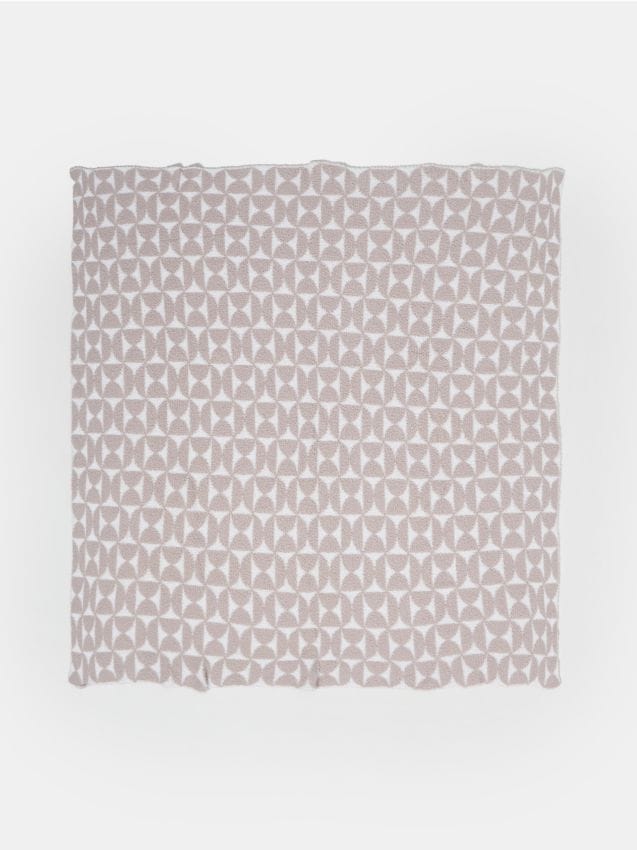 Sinsay - Deka s dekoratívnym vzorom - béžová