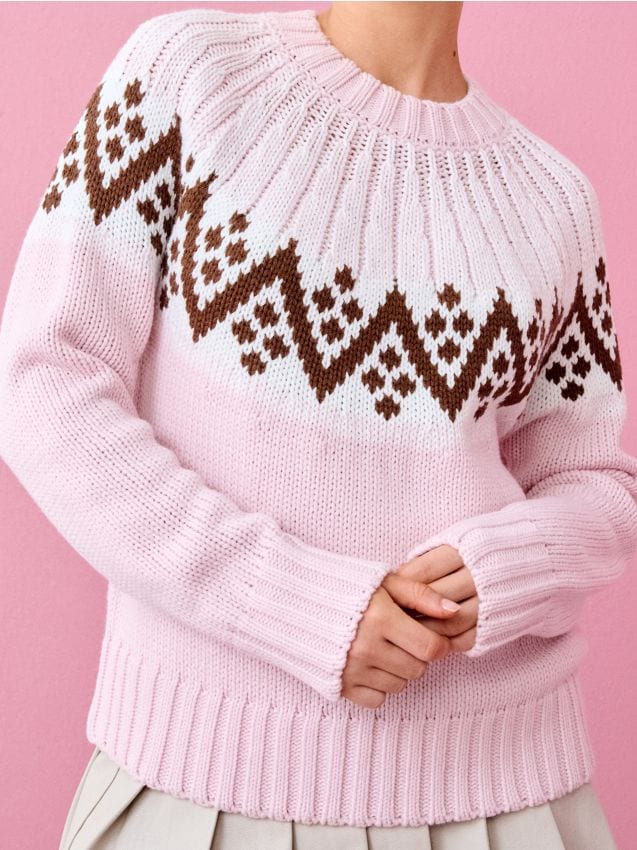 Sinsay - Sveter so škandinávskym vzorom - viacfarebná