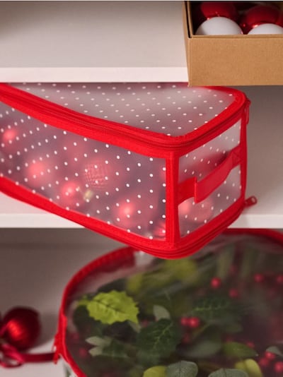 Коробка для зберігання різдвяних вогників