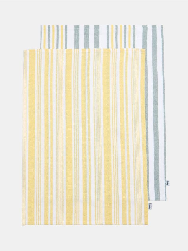 Sinsay - Súprava 2 kuchynských utierok - čierna