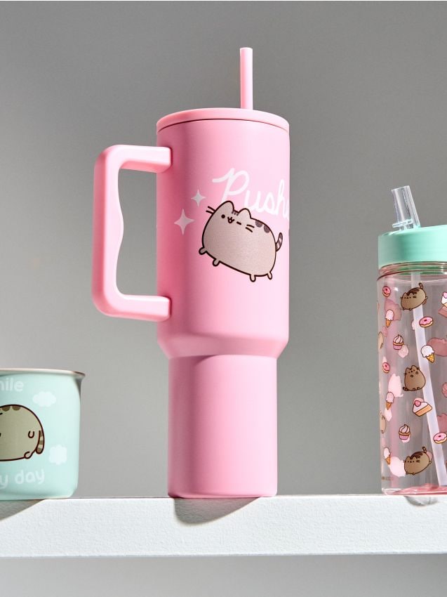 Sinsay - Cană termică cu mâner și pai Pusheen the Cat - multicolor