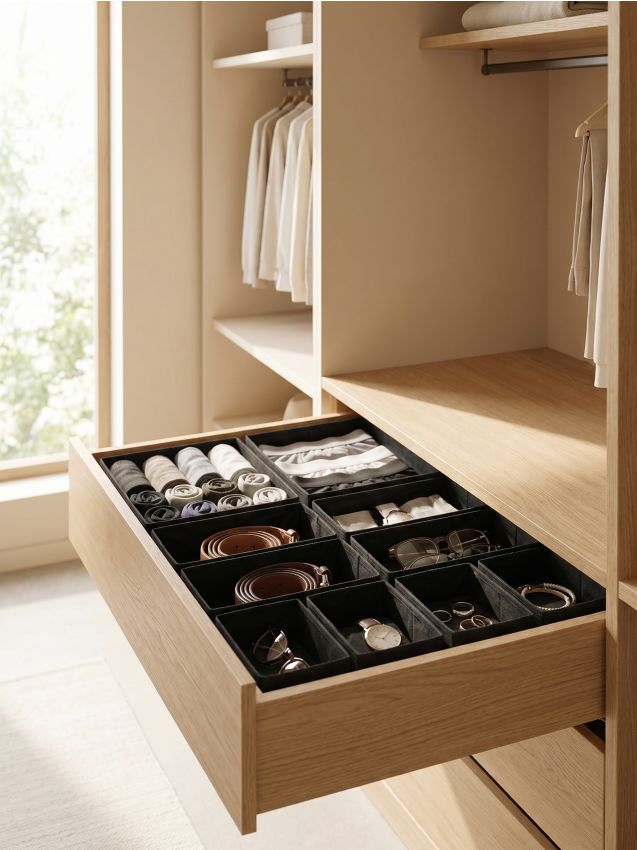 Sinsay - Set de organizatoare pentru dulap 6-pack - negru
