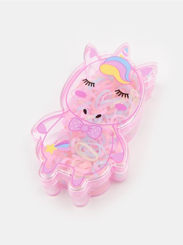 Sinsay - Elastice de păr în ambalaj reutilizabil, set 200 bucăți - multicolor