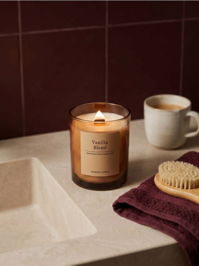 Sinsay - Lumânare parfumată cu adaos de ceară de soia Vanilla Blend - bej