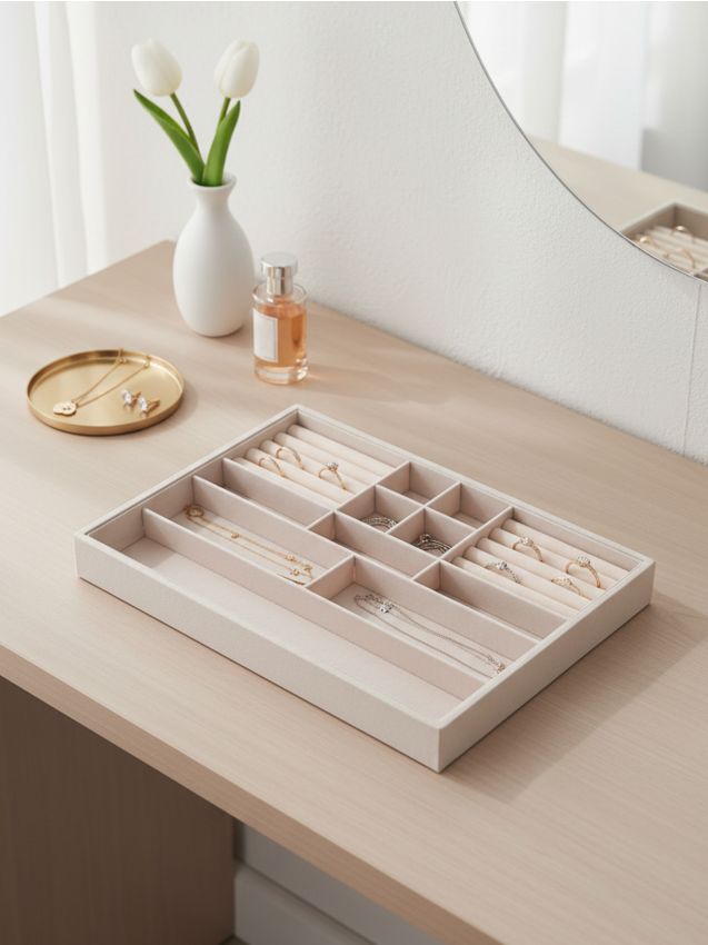 Sinsay - Organizér na šperky - béžová