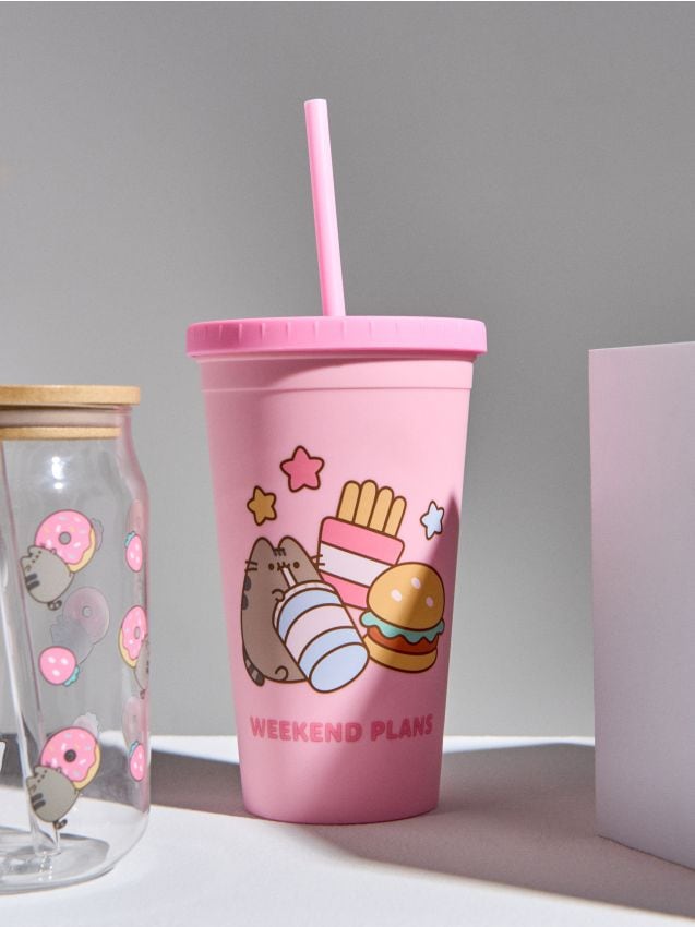 Sinsay - Cană cu capac și pai Pusheen the Cat - multicolor
