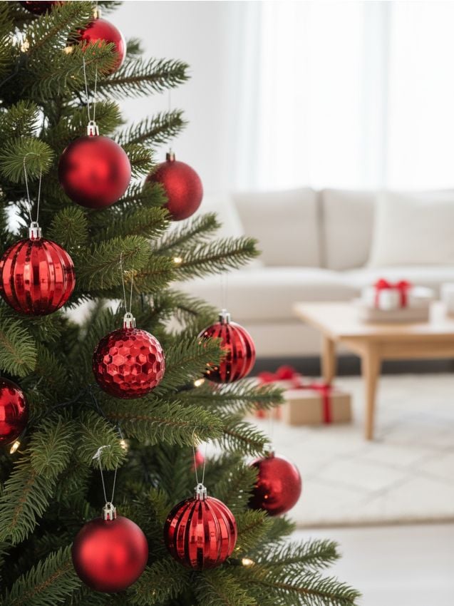 Sinsay - Balenie 20 vianočných ozdôb - červená