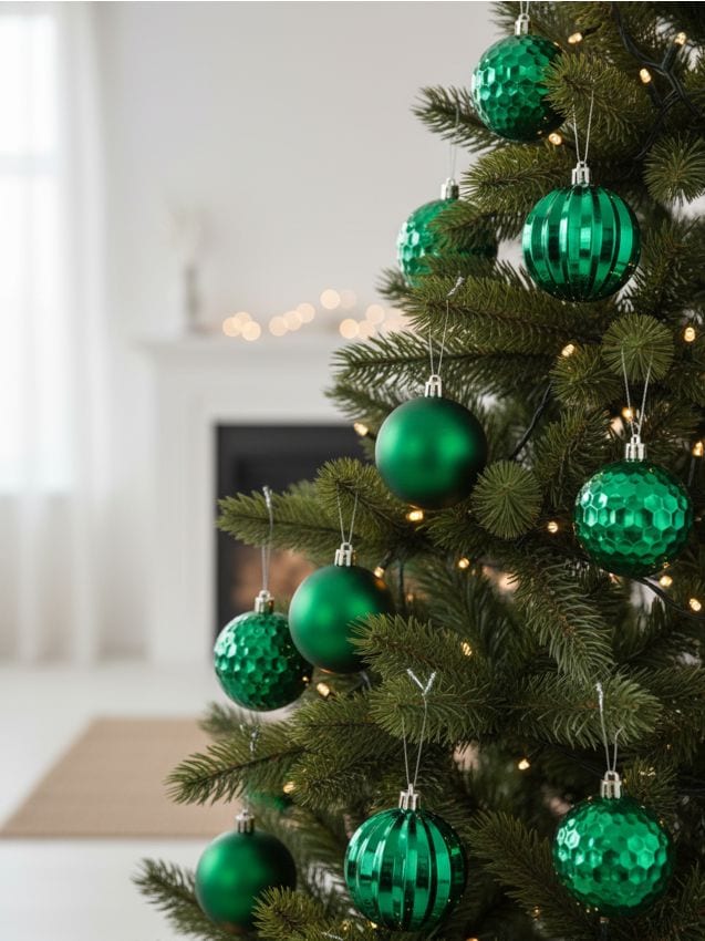 Sinsay - Balenie 20 vianočných ozdôb - tmavozelená