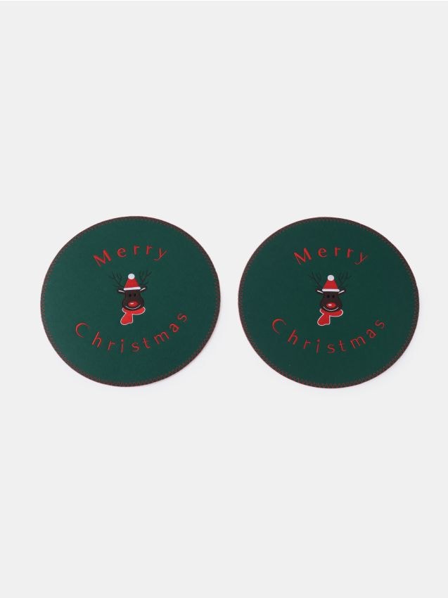 Sinsay - Prestierania na stôl so sviatočným motívom 2 pack - viacfarebná