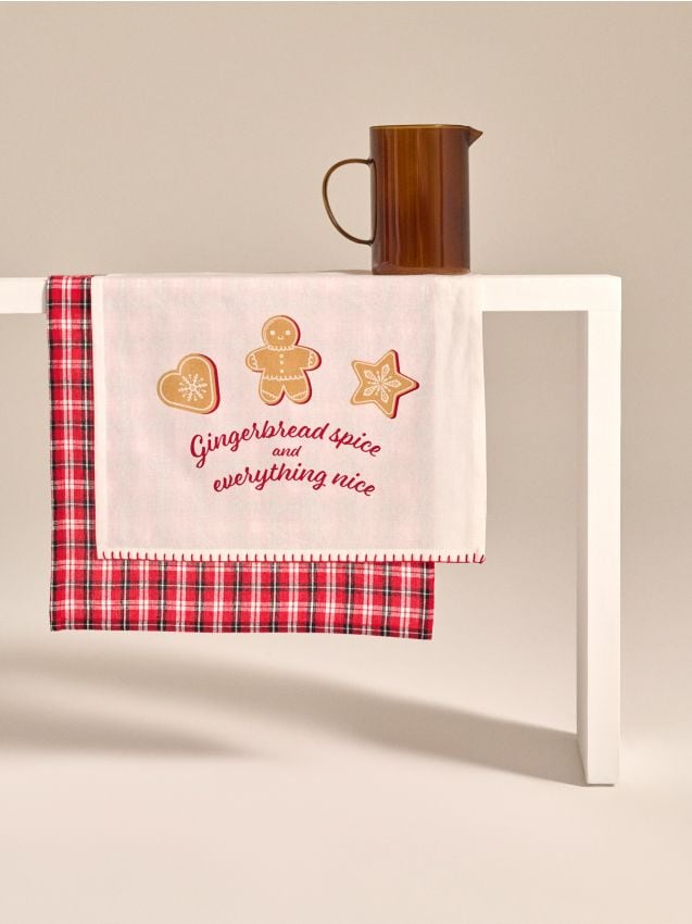 Sinsay - Súprava 2 kuchynských utierok - červená