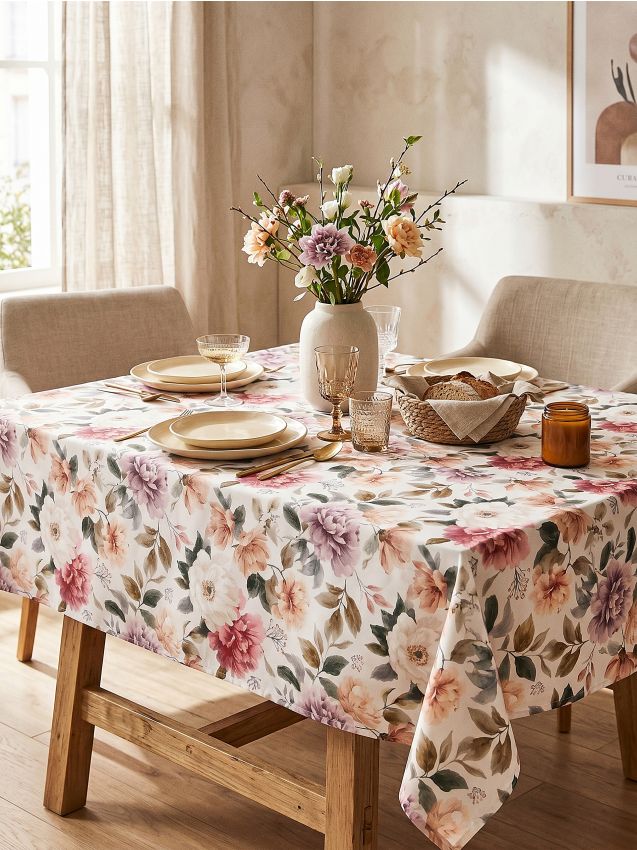 Sinsay - Față de masă cu model floral - multicolor