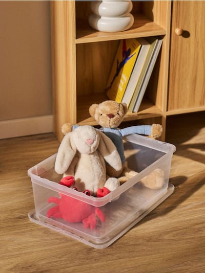 Transparentní dóza na potraviny s víkem