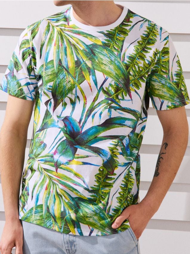 Sinsay - Tricou - alb