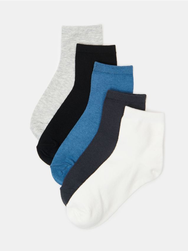 Sinsay - Set 5 perechi șosete cu bumbac - multicolor