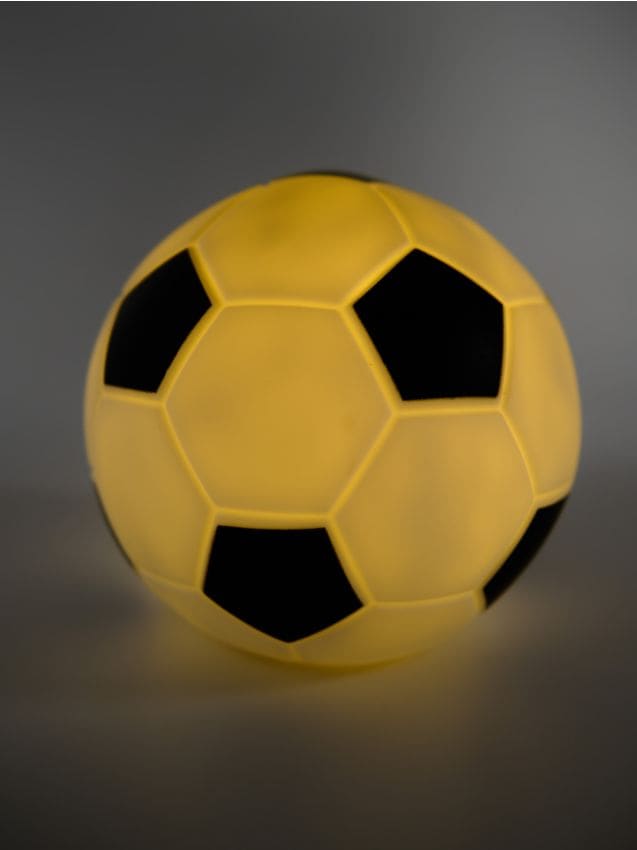 Sinsay - Lumină de noapte LED în formă de minge de fotbal - alb