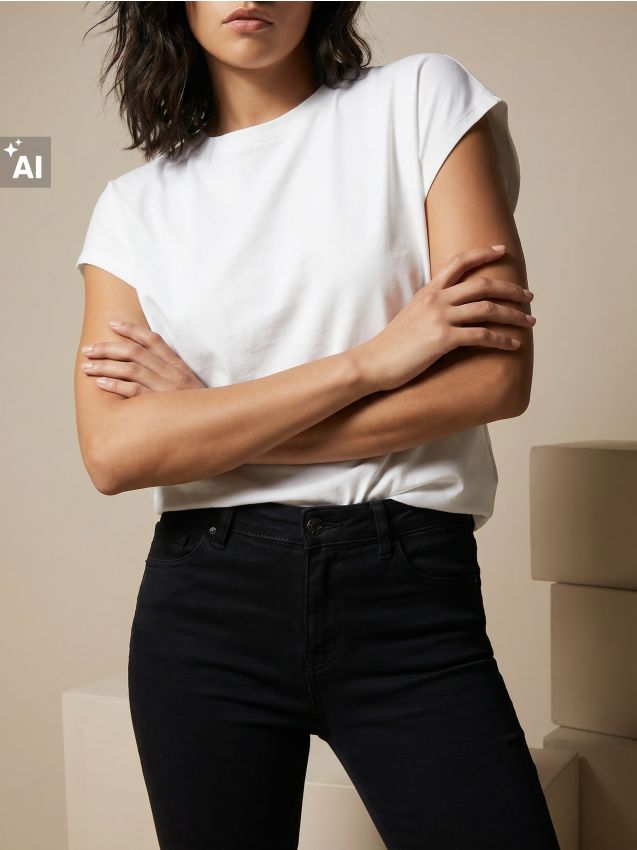 Sinsay - Tricou din bumbac cu mânecă scurtă - alb