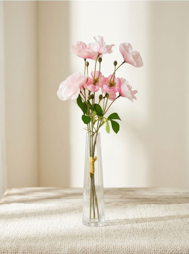 Sinsay - Plantă artificială decorativă 3 pack - roz-somon