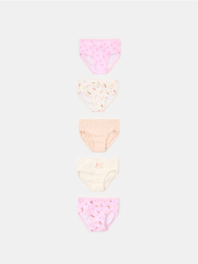 Sinsay - Chiloți din bumbac cu model de câine 5 pack - multicolor