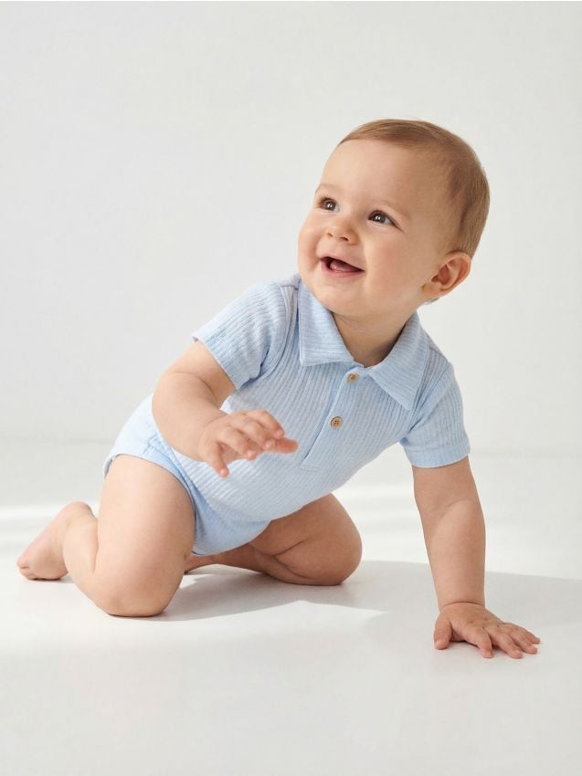 Sinsay - Body din bumbac - bleumarin